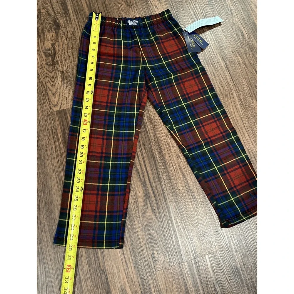 Polo Ralph Lauren Youth Red Plaid Sleep Pants Size 8